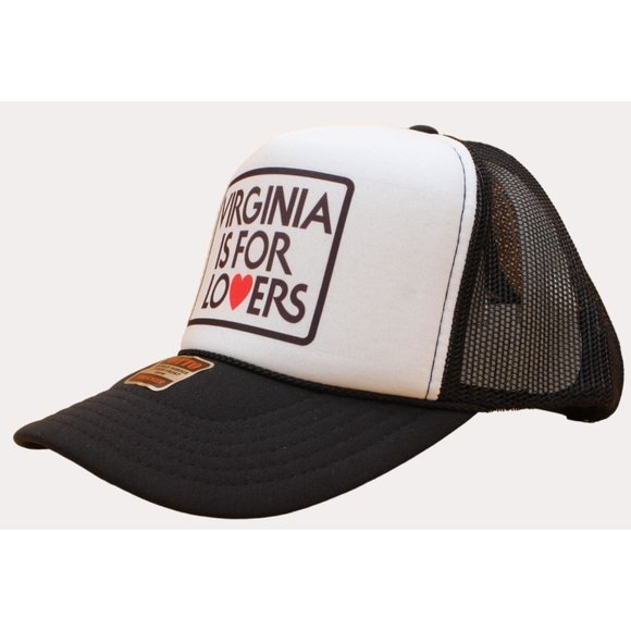 Virginia Is For Lovers Trucker Hat Vintage Mesh Hat Adjustable Cap - Picture 4 of 4